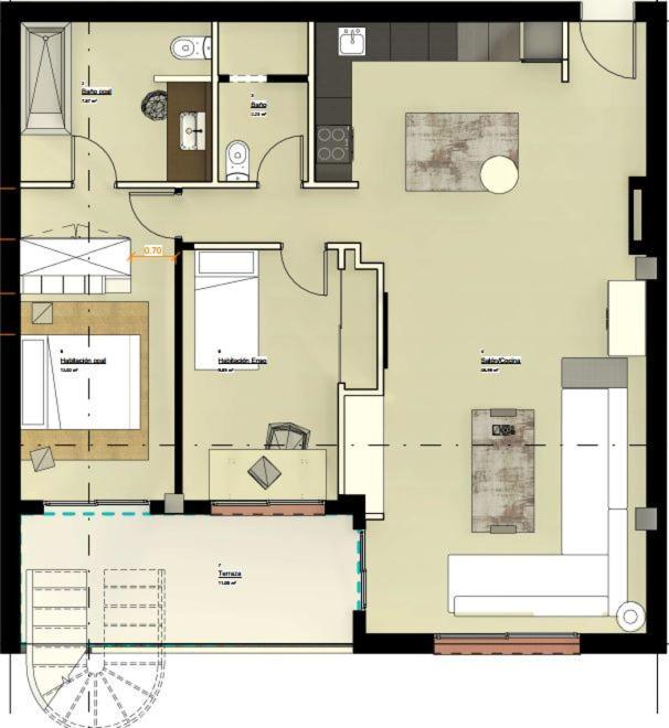 Precioso apartamento con piscina privada. Águilas Exterior foto